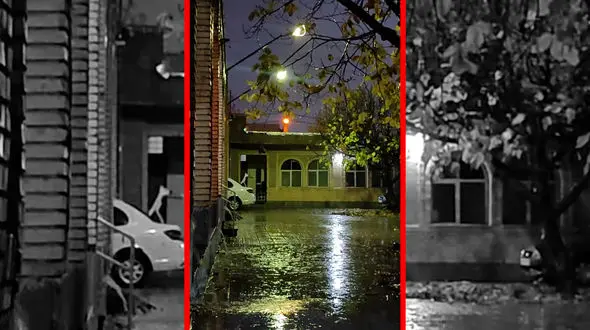 فیلم بارندگی شب گذشته در گویم شیراز