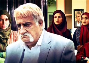 عکس؛ قاب مشترک حشمت فردوس و پری‌سیما سریال «ستایش»