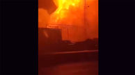 انفجار خط لوله نفت در جنوب عراق + فیلم