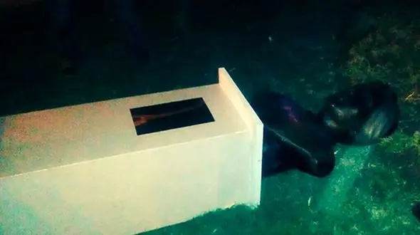 یک روز بعد از رونمایی، سرقت مجسمه شهید ارمنی ناکام ماند + عکس 