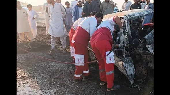 مرگ همزمان ۵ نفر در صحنه شاخ به شاخ دو ماشین 