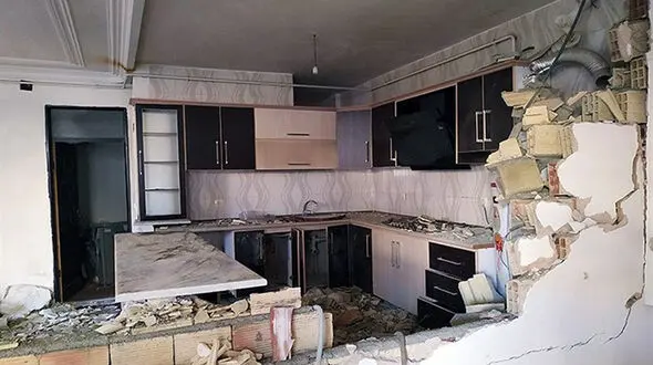 وحشت در سنندج / 8 خانه تخریب شد+ عکس