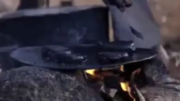 طرز تهیه همبرگر پشه در آفریقا/خواستید نبینید! + فیلم