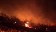 آتش سوزی گسترده در روستای رادکار کردکوی + فیلم