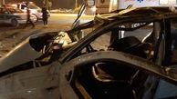 واژگونی خودرو پژو ۲۰۶ دو نفر را راهی بیمارستان کرد