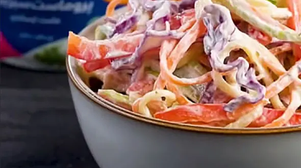 سالم ترین سالاد حتی برای افراد دارای رژیم غذایی + فیلم