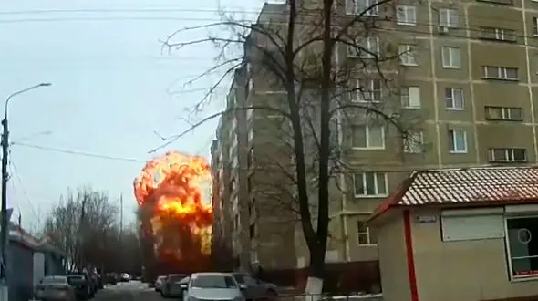 انفجار هولناک یک ایستگاه گرمایشی در روسیه + فیلم