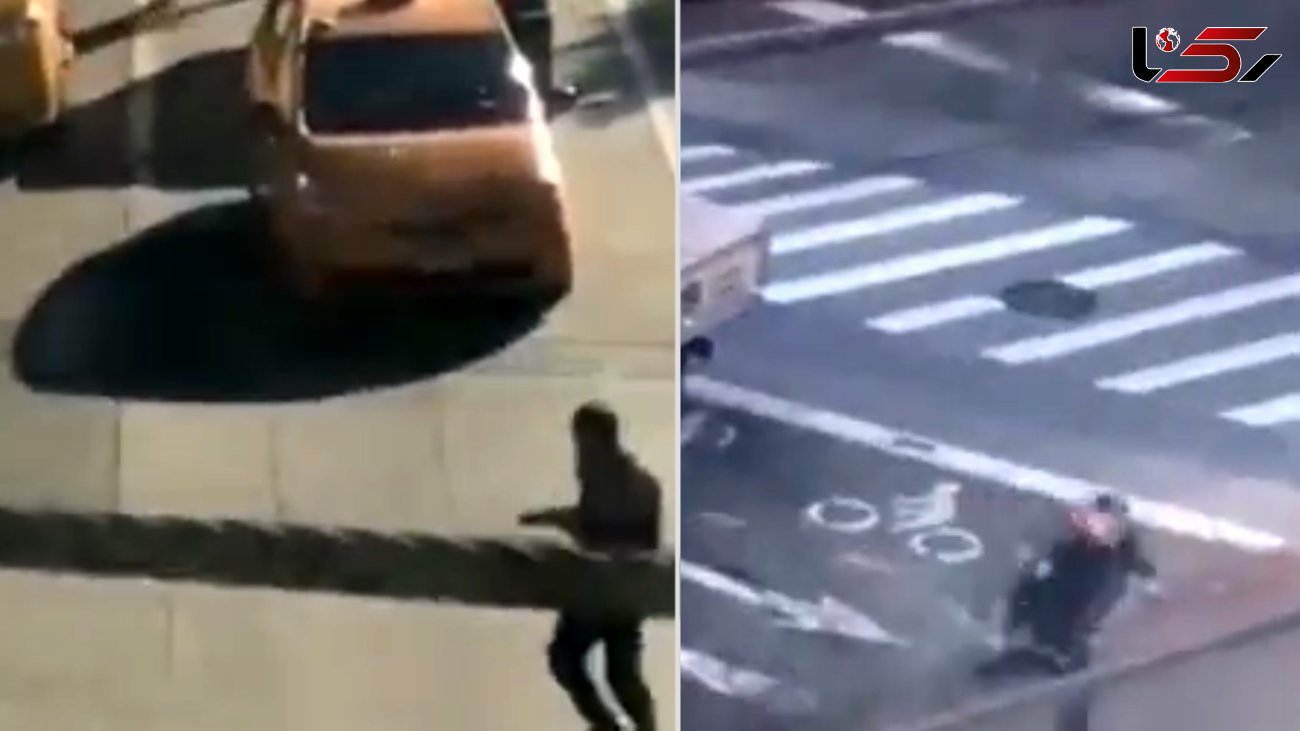 لحظه دستگیری تروریستی که در نیویورک دوچرخه سواران را زیر گرفت + فیلم