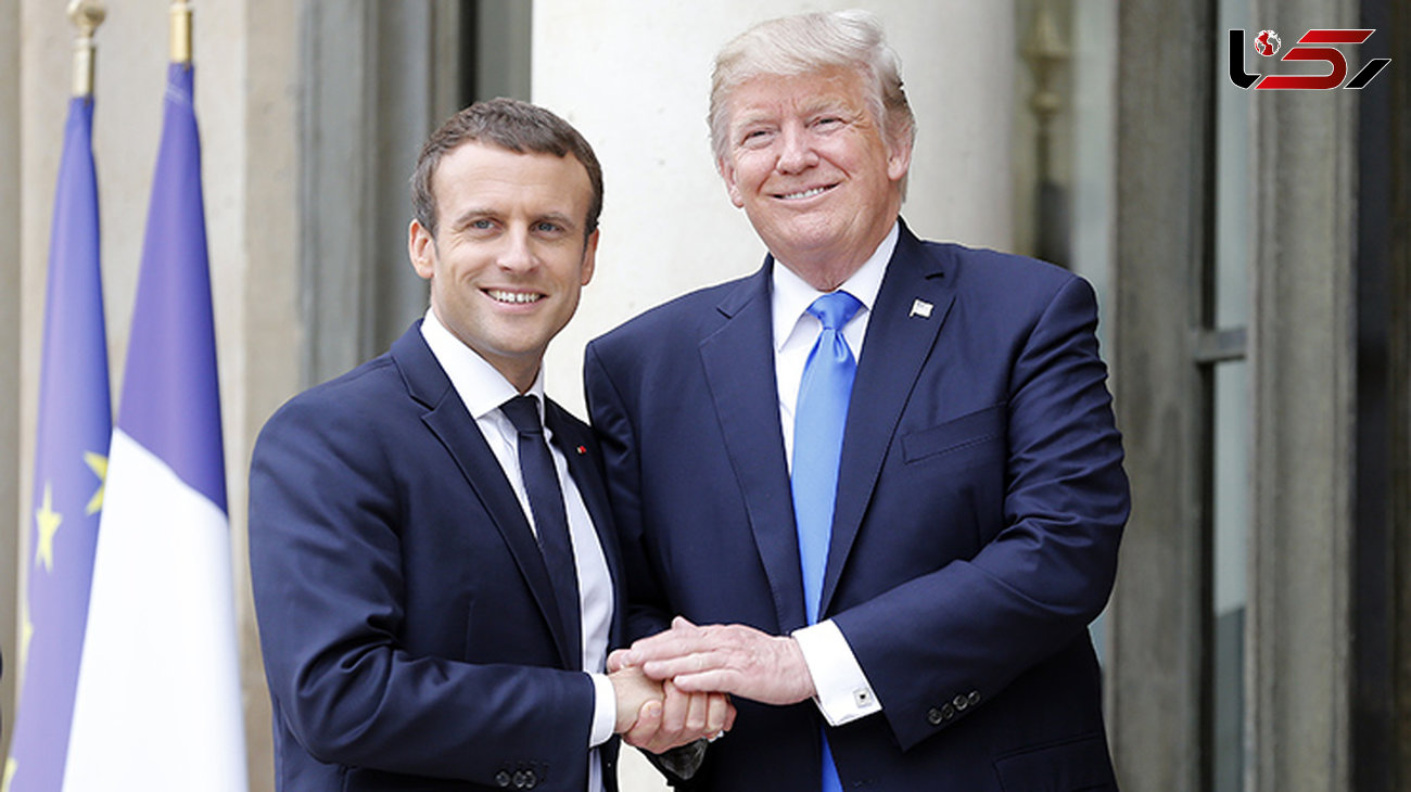 مکرون: فرانسه و آمریکا تضمین‌کنندگان نظم جهانی هستند! 