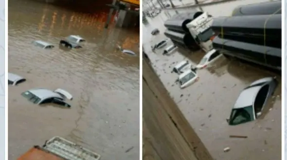 سیل عربستانی ها را شوکه کرد! / تعداد کشته ها زیاد است + عکس