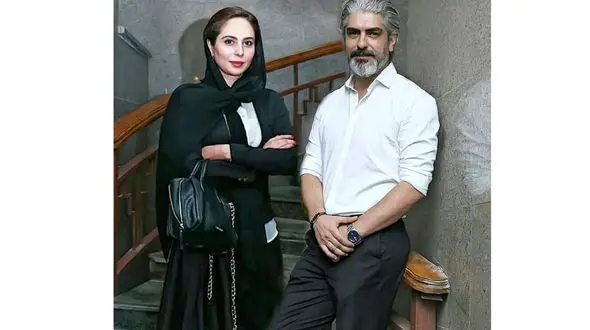 رعنا آزادی ور و مهدی پاکدل در کنار خسرو شکیبایی + عکس