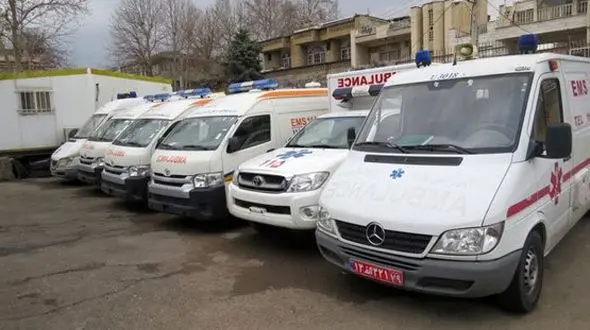 آمبولانس های اورژانس در ۱۷۳ نقطه تهران مستقر هستند 