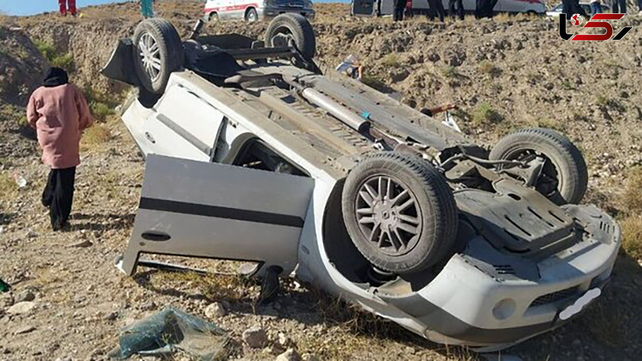 واژگونی یک دستگاه سراتو در اصفهان / 5 مصدوم به بیمارستان منتقل شد
