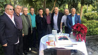 فوتبالی‌ها در جشن تولد 78 سالگی یاوری