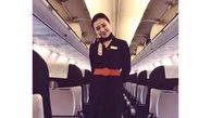 کار عجیب خانم مهماندار هواپیما / همه شوکه شدند+ عکس / چین