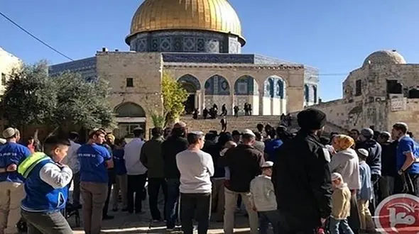 وقوع آتش‌سوزی مهیب در محوطه داخلی مسجدالاقصی