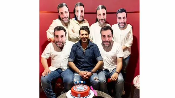 عکس جالب و دیدنی مجید واشقانی در روز تولدش