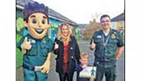 نجات زن باردار از مرگ توسط پسر 4 ساله + عکس