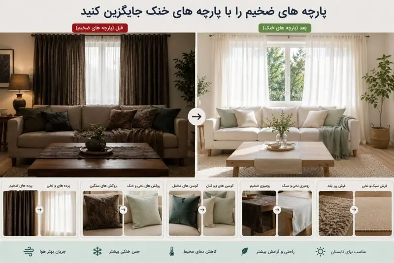 پارچه های ضخیم