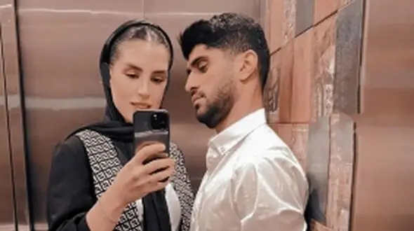 عکس ها / رونمایی از مراسم عروسی دانیال اسماعیلی فر و ندا چملانیان، ستاره فوتبال و والیبال زنان ایران بعد عروسی متین ستوده و کامران تفتی ....