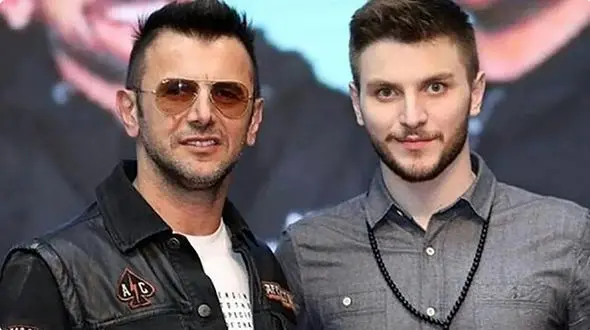 عکس شک برانگیز زن اول امین حیایی با دارا حیایی ! / این زن مرد است یا زن ؟!