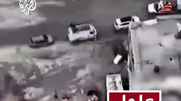 Moment of the Drone Strike on Raed Saad, Senior Hamas Commander + Video
