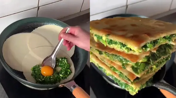 پنینی کوکوسبزی یک شام ساده و متفاوت + فیلم