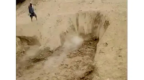 فیلم وحشتناک تخریب بندخاکی کاجو درپلان/ تماشاگران در یک قدمی مرگ!