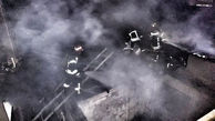 آتش سوزی هولناک بامدادی در رشت / خانه ویلایی جزغاله شد + عکس