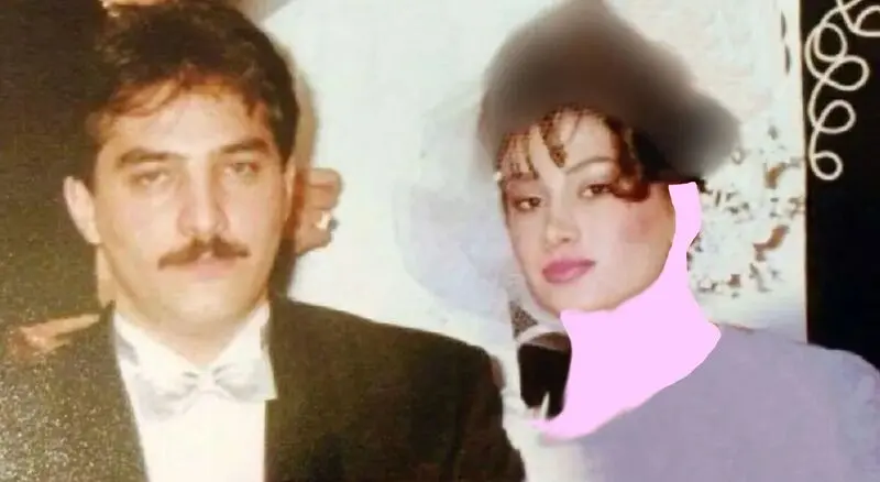 ایرج نوذری و همسرش 