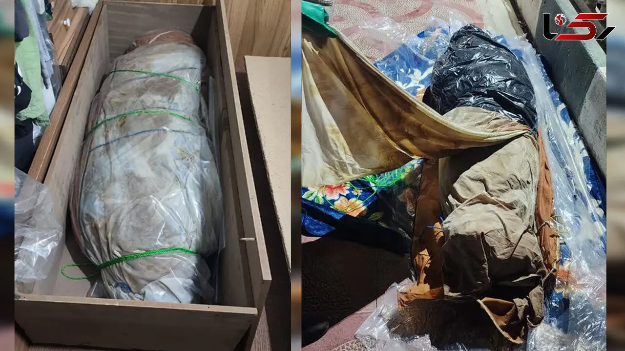 کشف جسد زن جوان داخل تابوت دست ساز در شهر قدس / مرد متاهل راز جنایت را لو داد + عکس