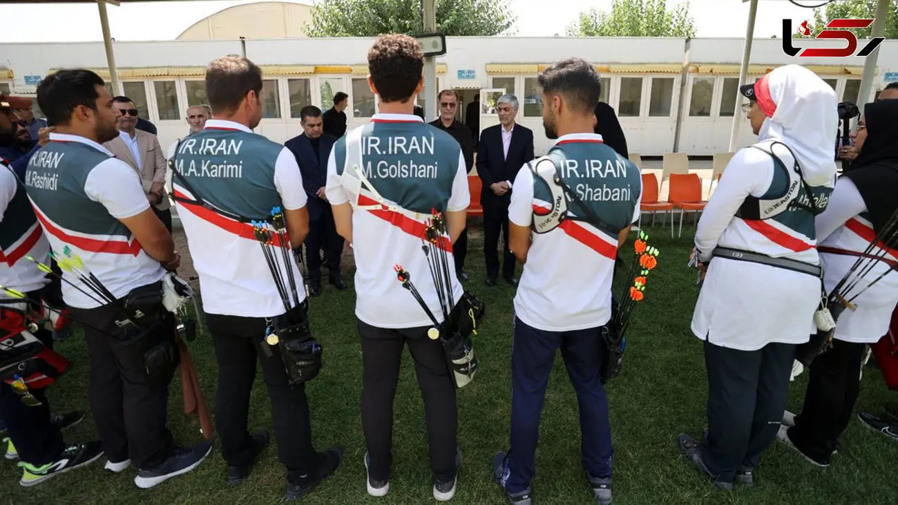 سرپرست وزارت ورزش در اردوی کمانداران/ بازدید کیومرث هاشمی از دریاچه آزادی برای حل مشکل کمبود آب + فیلم