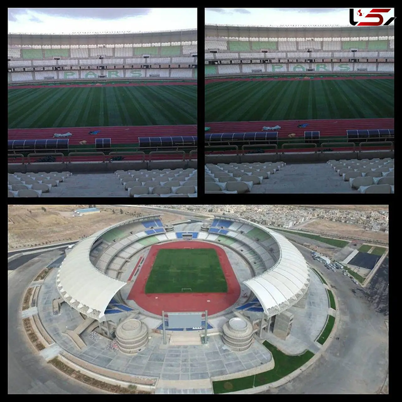 شیراز در انتظار میزبانی ورزشگاه زیبا