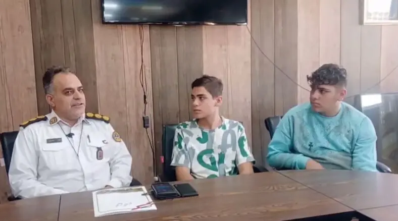 بازداشت مامور متخلف به‌دلیل رفتار غیرقانونی با 2 نوجوان سنندجی / فیلم 