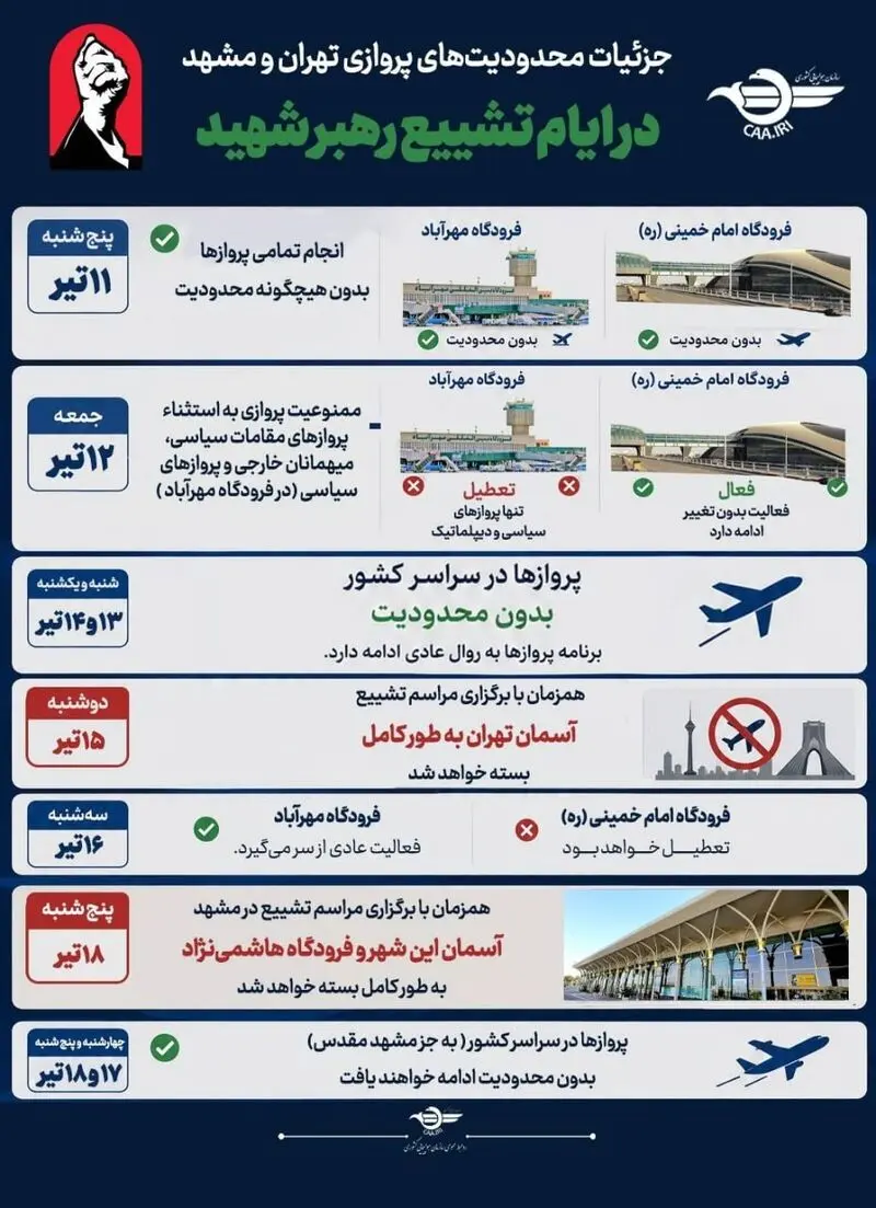 محدودیت+پروازی