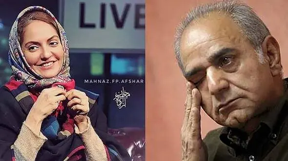 عکس جنجالی پرویز پرستویی با مهناز افشار در تورنتو  ! / این زن واقعا مهنازه !