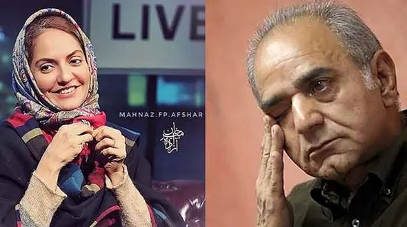 عکس جنجالی پرویز پرستویی با مهناز افشار در تورنتو  ! / این زن واقعا مهنازه !