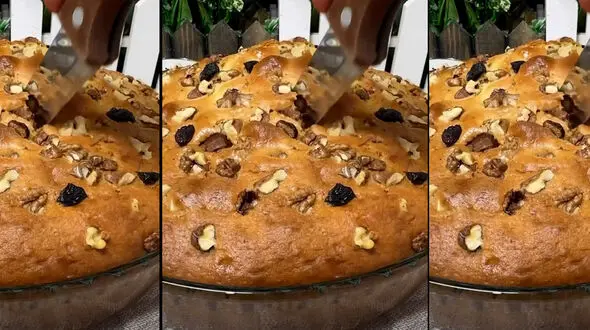 کیک ماست گردویی عصرانه امروز + فیلم