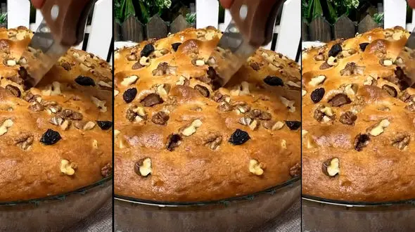 کیک ماست گردویی عصرانه امروز + فیلم