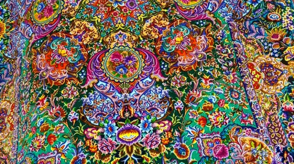 نحوه محک فرش دستباف