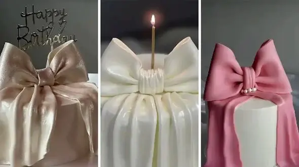 کیک تولد پاپیونی؛ وقتی تولدت مثل فرش قرمز خاص میشه!