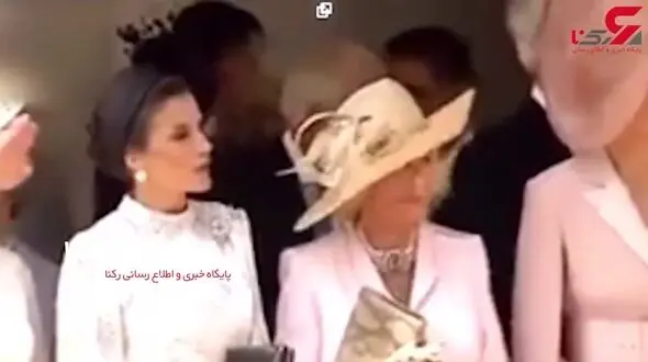 تذکر به عروس پرحرف خاندان سلطنتی انگلیس در یک مراسم رسمی! +فیلم 