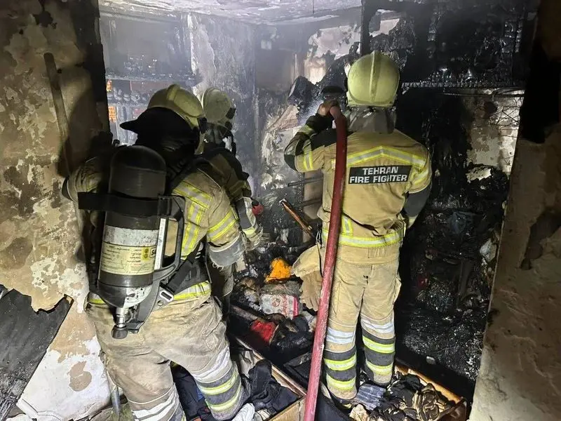 اتش سوزی لاله زار