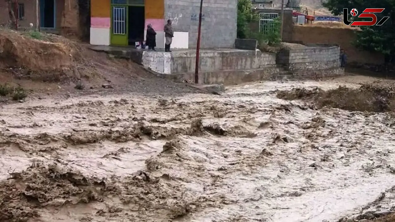 فیلم لحظه نجات معجزه آسا راننده کامیون در سیل ویرانگر / در ایرانشهر رخ داد