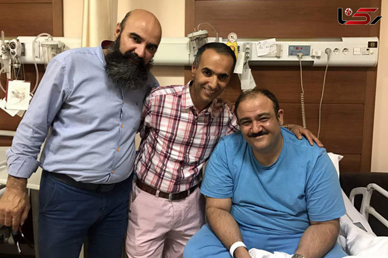 مهران غفوریان در بیمارستان بستری شد + عکس