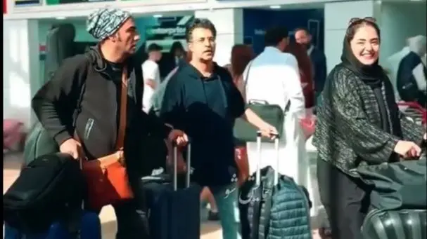 فریبا نادری دوستاش رو هم فخرفروش کرد/سفر دسته جمعی نرگس محمدی, علی اوجی، هومن حاجی عبداللهی به امارات دبی/ حالا چرا همگی با هم؟!