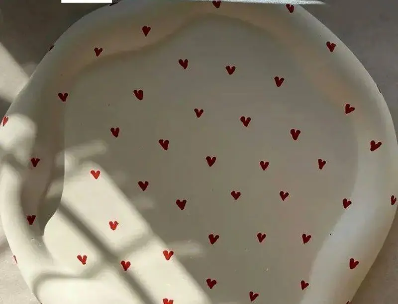 بشقاب سرامیکی رنگی