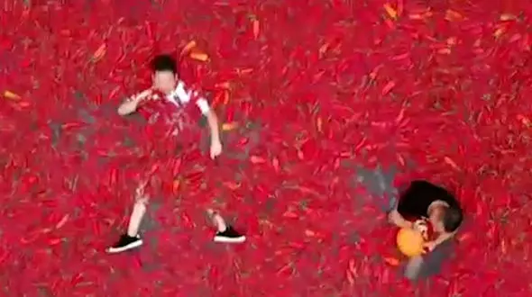 فستیوال سالیانه فلفل قرمز در چین +فیلم