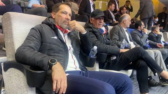 کی‌روش در بازی بسکتبال ایران و چین حضور یافت