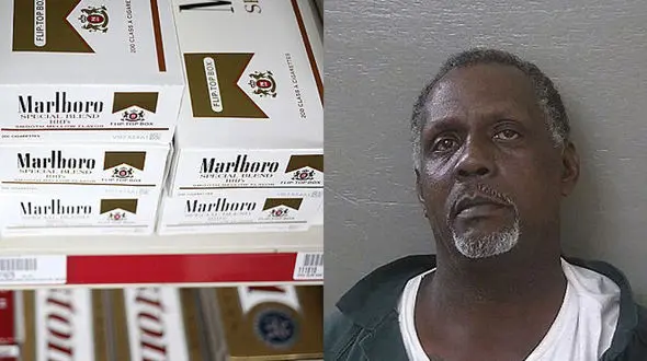 سرقت سیگار 600 دلاری از فروشگاه+عکس